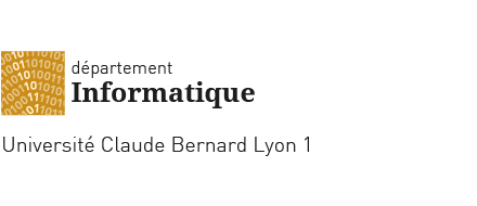 Logo département informatique Lyon 1